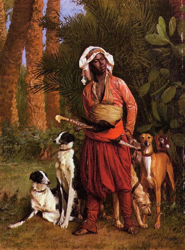 Jean Leon Gerome The Negro Master of the Hounds china oil painting image